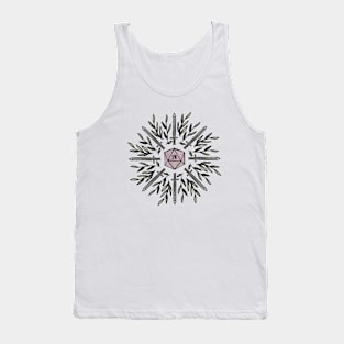 D20 Sword Pattern Tank Top